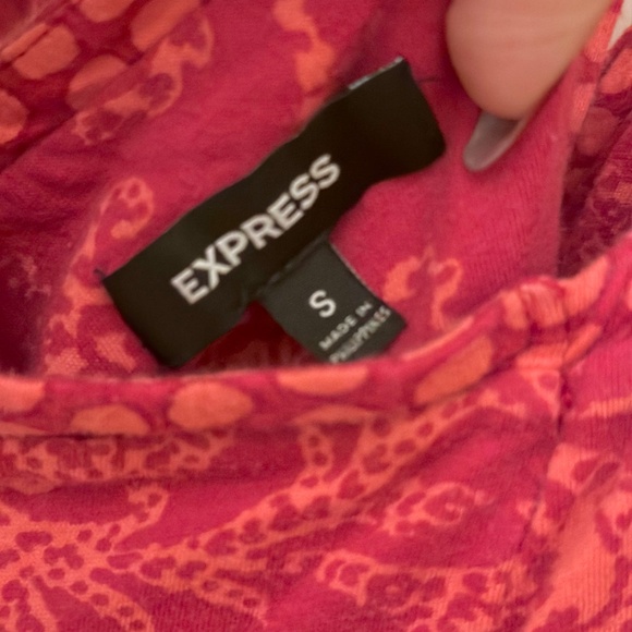 EXPRESS boho halter dress size S soft material - Picture 5 of 10